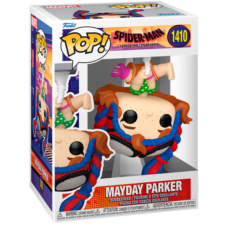Spiderman Across the Spider-Verse POP! Vinyl Figura Mayday Parker 9 cm