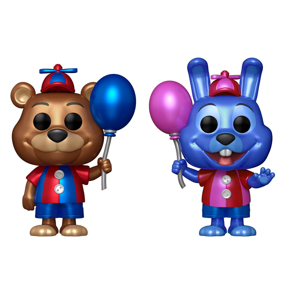 Blister 2 figuras POP Five Nights at Freddys Balloon Freddy Balloon Bonnie