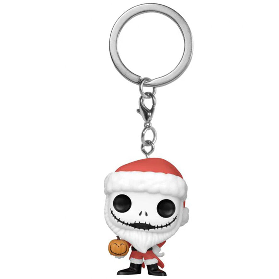 Llavero Pocket POP Disney Pesadilla Antes de Navidad Santa Jack Exclusive Frikytopia