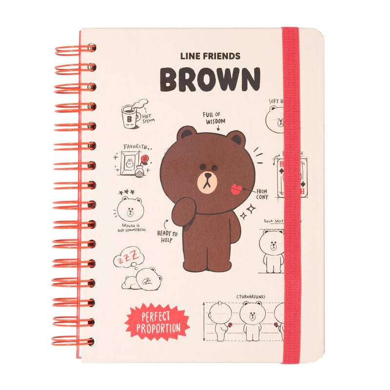Cuaderno A5 Line Friends Frikytopia