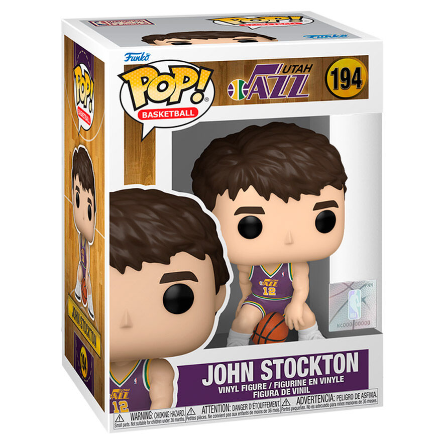 Figura POP NBA Utah Jazz John Stockton Frikytopia