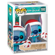 Disney Figura POP! Vinyl Holiday Stitch w/CC 9 cm