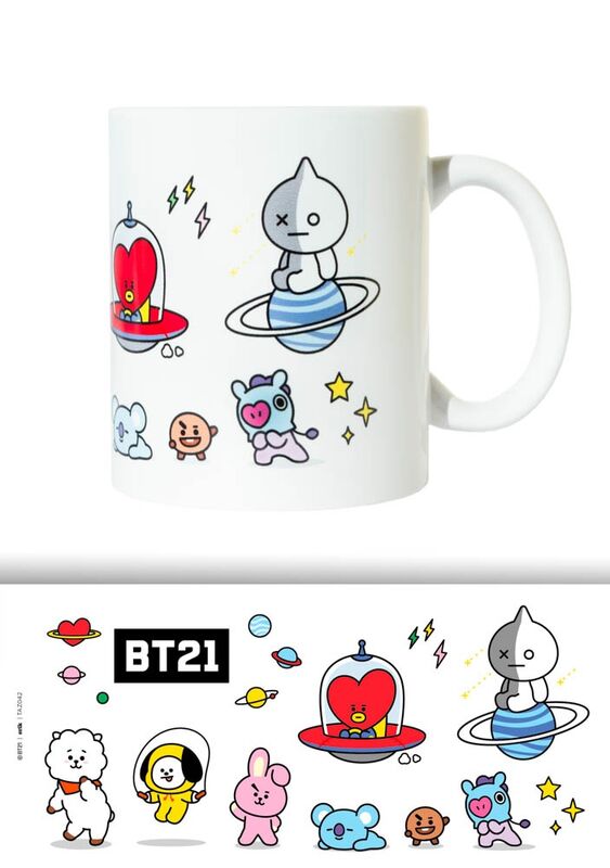 Taza Personajes BT21 330ml Frikytopia