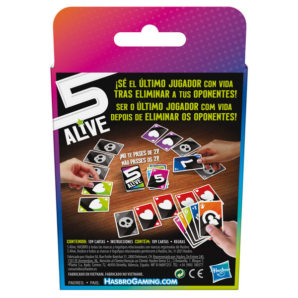 Juego de cartas 5 Alive