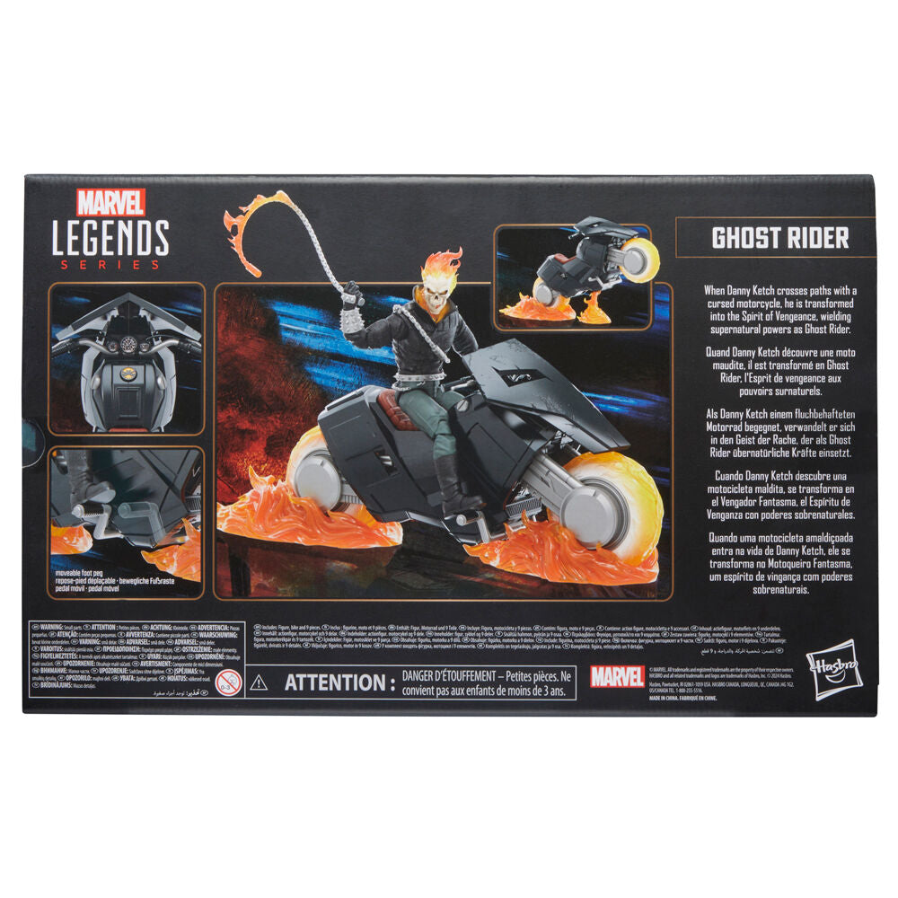 Marvel 85th Anniversary Marvel Legends Figura con Vehiculo Ghost Rider