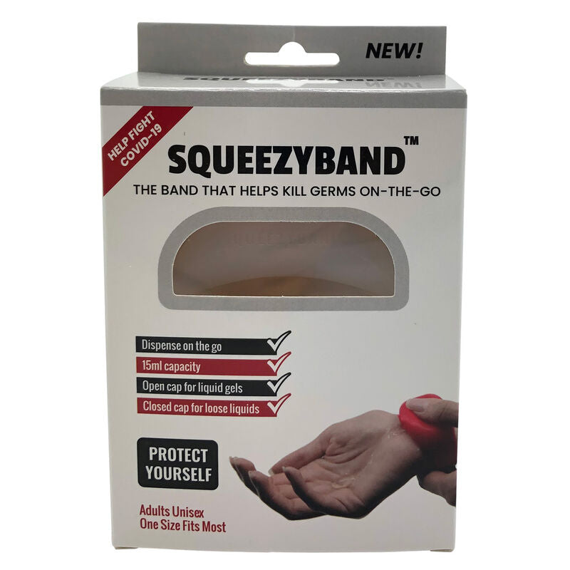 Pulsera Dispensadora de Gel Ajustable Transparente adulto Frikytopia