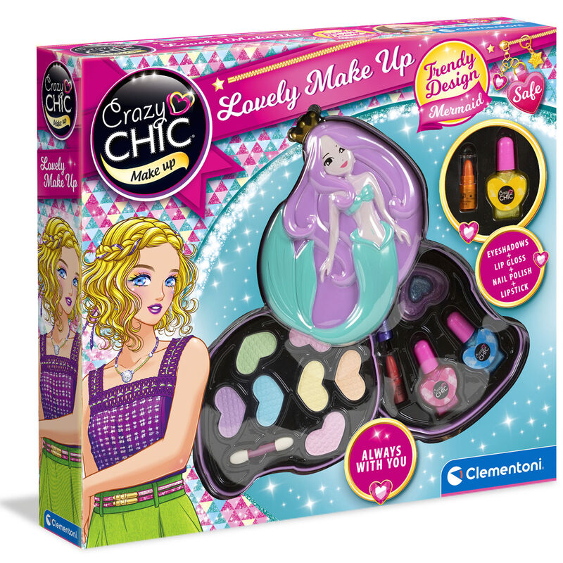Set Maquillaje Sirena Crazy Chic Frikytopia