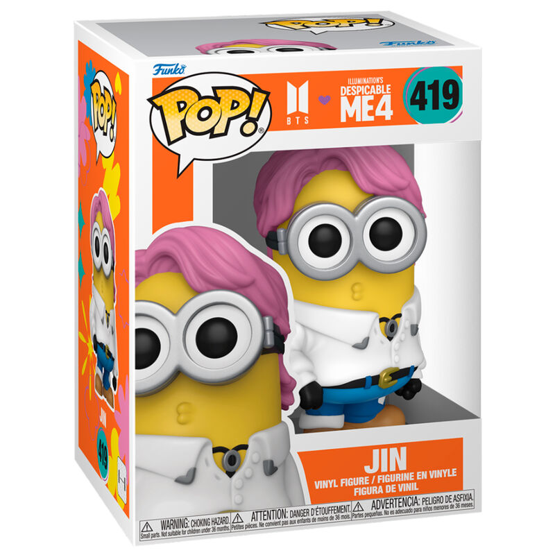 Minions x BTS POP! Rocks Vinyl Figura Jin 9 cm