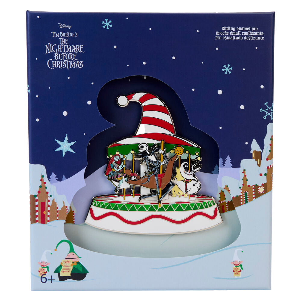 Pin Town Carousel Pesadilla Antes de Navidad Disney Loungefly Frikytopia