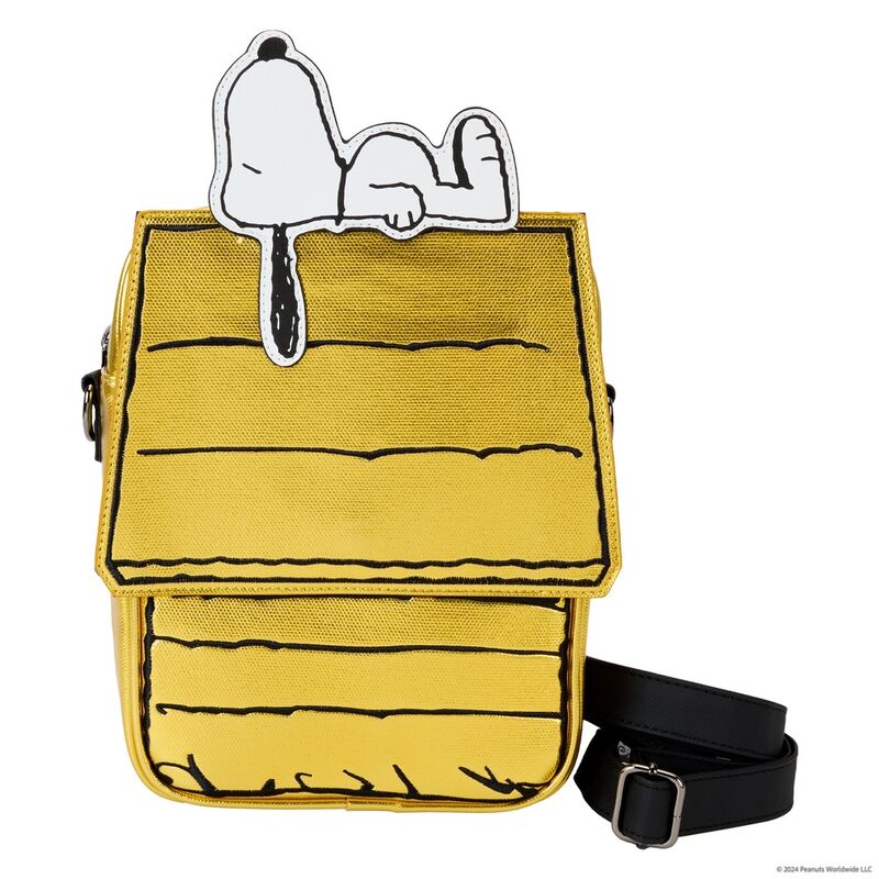 Bolso Snoopy Sleeping Doghouse 75th Anniversary Peanuts Loungefly