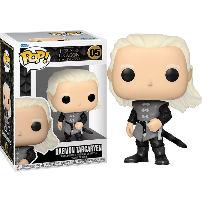Figura POP Juego de Tronos La Casa del Dragon Daemon Targaryen Frikytopia