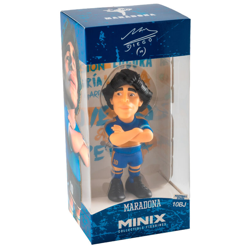 Figura minix maradona amarillo azul 12 cm