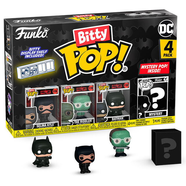 Batman 85th Anniversary Pack de 4 Figuras Bitty POP Vinyl Catwoman 2.5cm