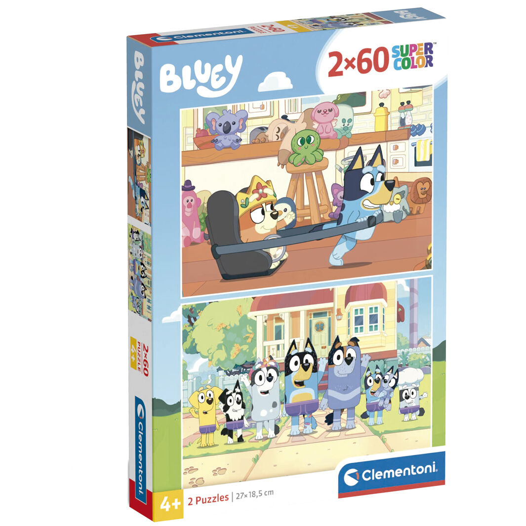 Puzzle Bluey 2x60pzs Frikytopia
