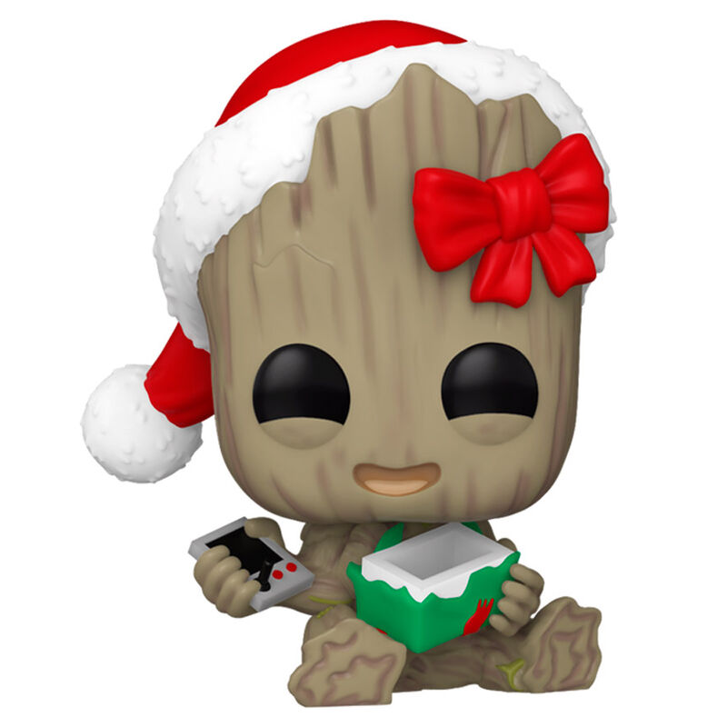 Funko Pop! Groot with Present — MARVEL