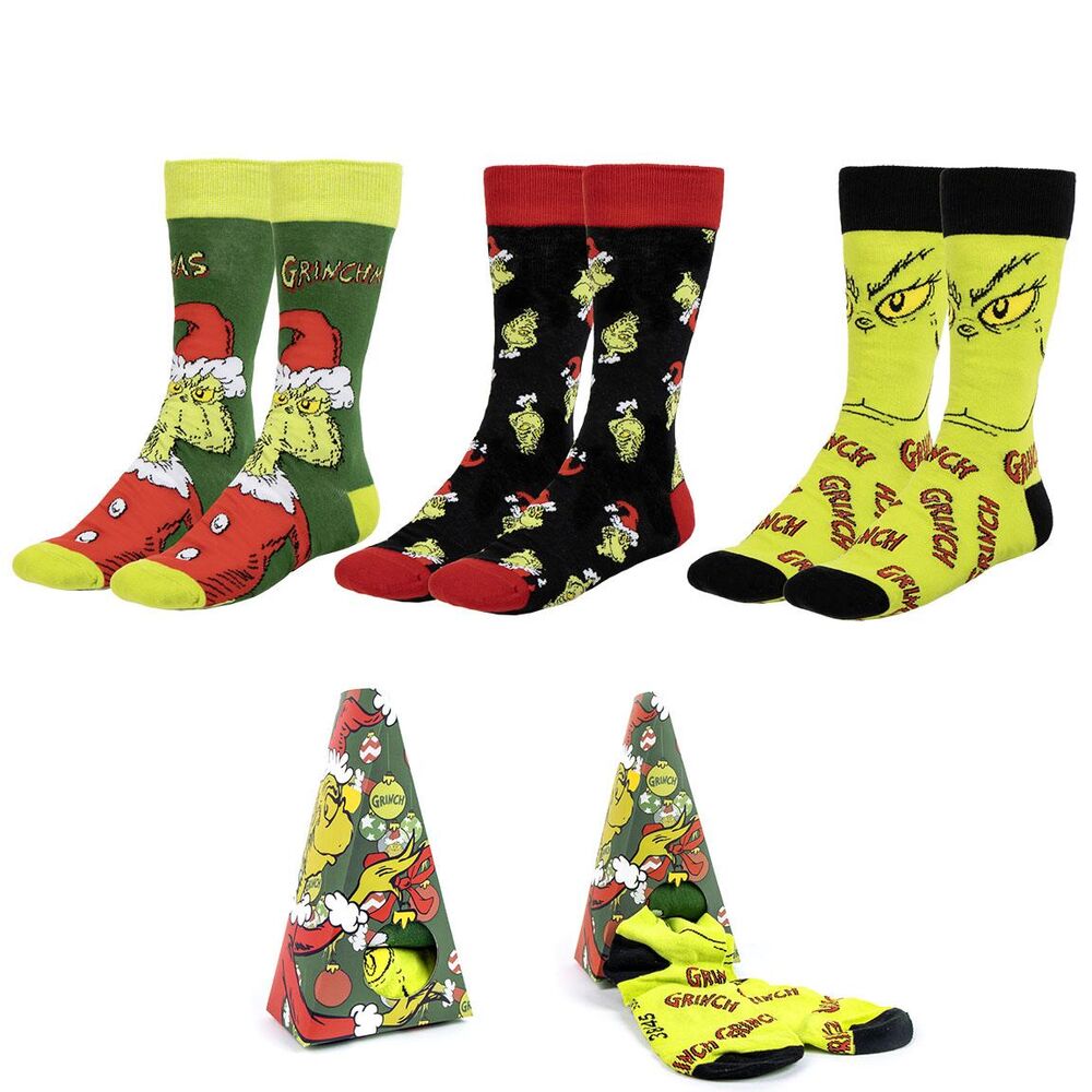 Set 3 calcetines Grinch Frikytopia