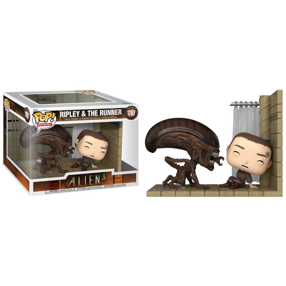 Alien 3 POP Moments Vinyl Figuras Ripley and Xeno 9cm