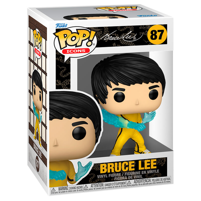 Bruce Lee POP! Icons Vinyl Figura 9 cm