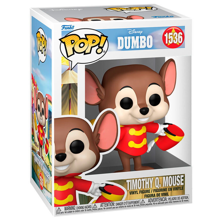 Dumbo POP! Disney Vinyl Figura Timothy Q.Mouse 9 cm