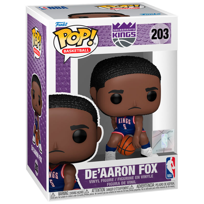 NBA Legends POP! Sports Vinyl Figura Kings De Aaron Fox CE 24 9 cm