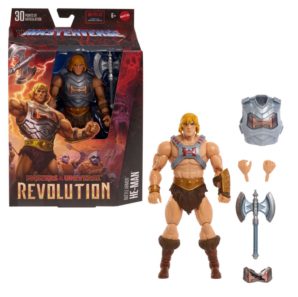 Figura He-Man Revolution Masters of the Universe 17cm