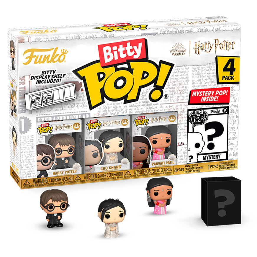 Blister 4 figuras Bitty POP Harry Potter Harry Frikytopia