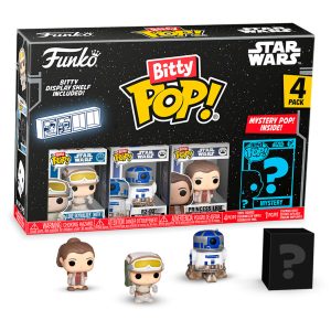 Blister 4 figuras Bitty POP Star Wars Luke Skywalker Frikytopia