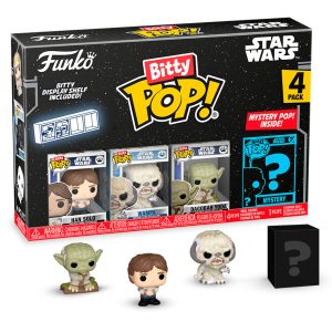 Blister 4 figuras Bitty POP Star Wars Han Solo Frikytopia