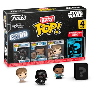 Blister 4 figuras Bitty POP Star Wars Darth Vader Frikytopia
