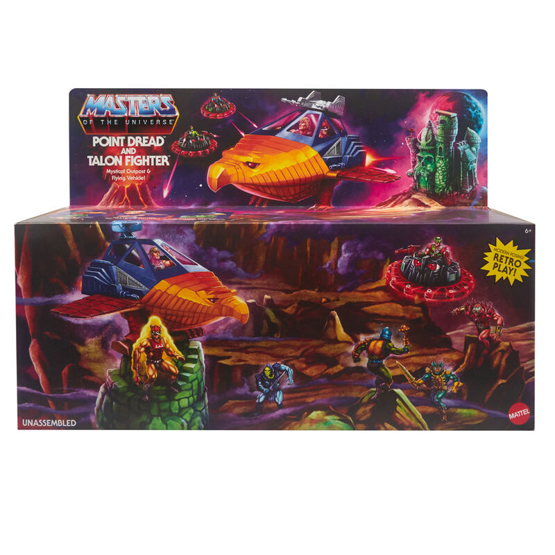 Vehiculo Point Dread and Talon Fighter Masters of the Universe Frikytopia