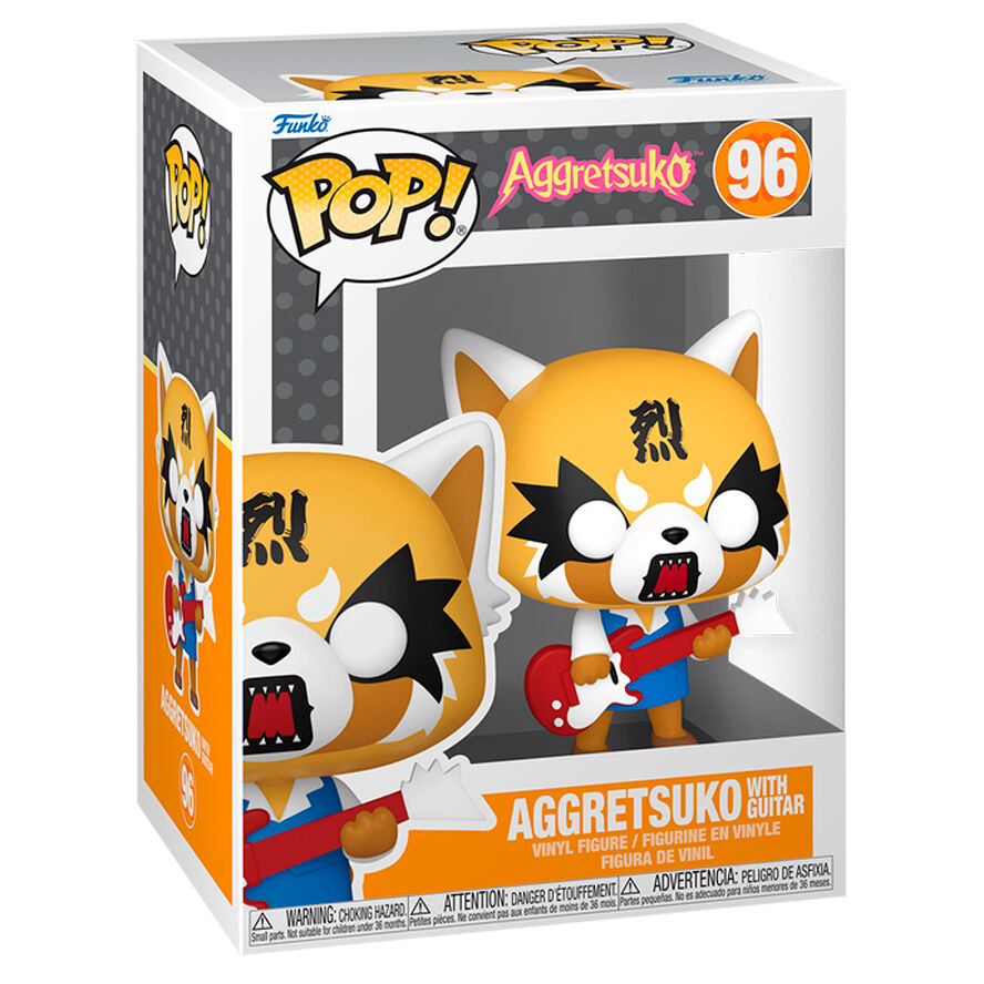 Sanrio Figura POP! Animation Vinyl Aggretsuko w Guitar 9 cm Frikytopia