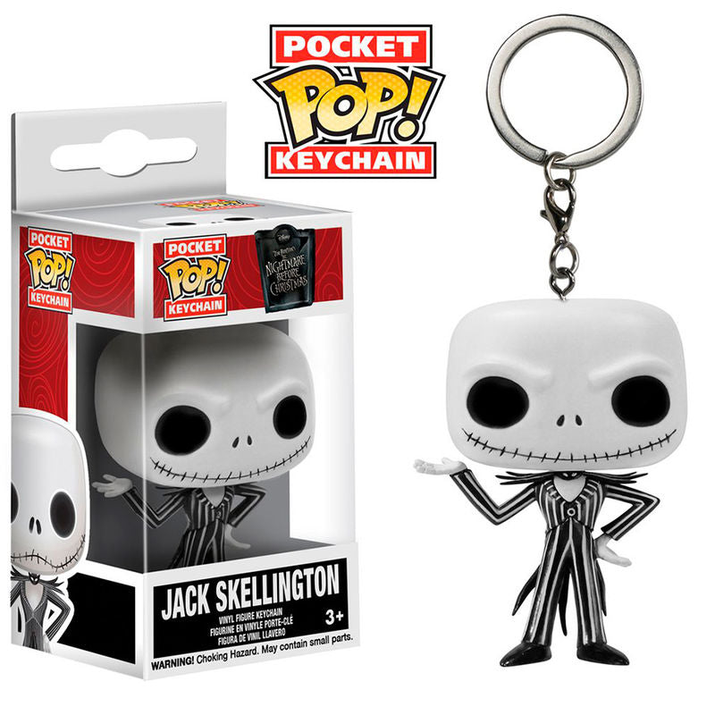 Llavero Pocket POP Jack Skellington Pesadilla antes de Navidad Frikytopia