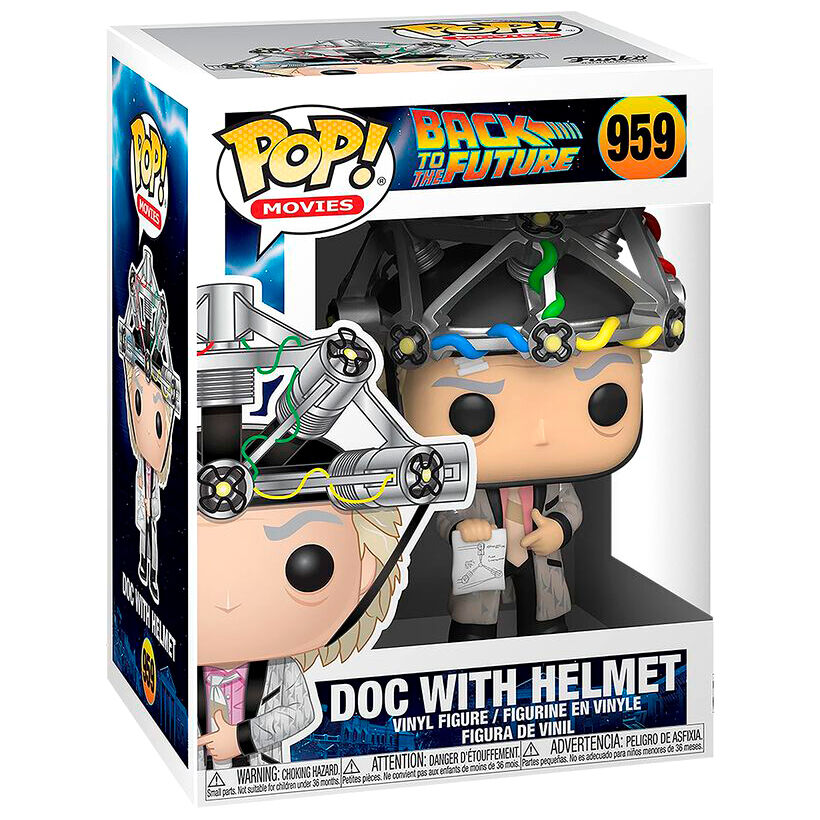 Regreso al Futuro POP! Vinyl Figura Doc w Helmet 9 cm