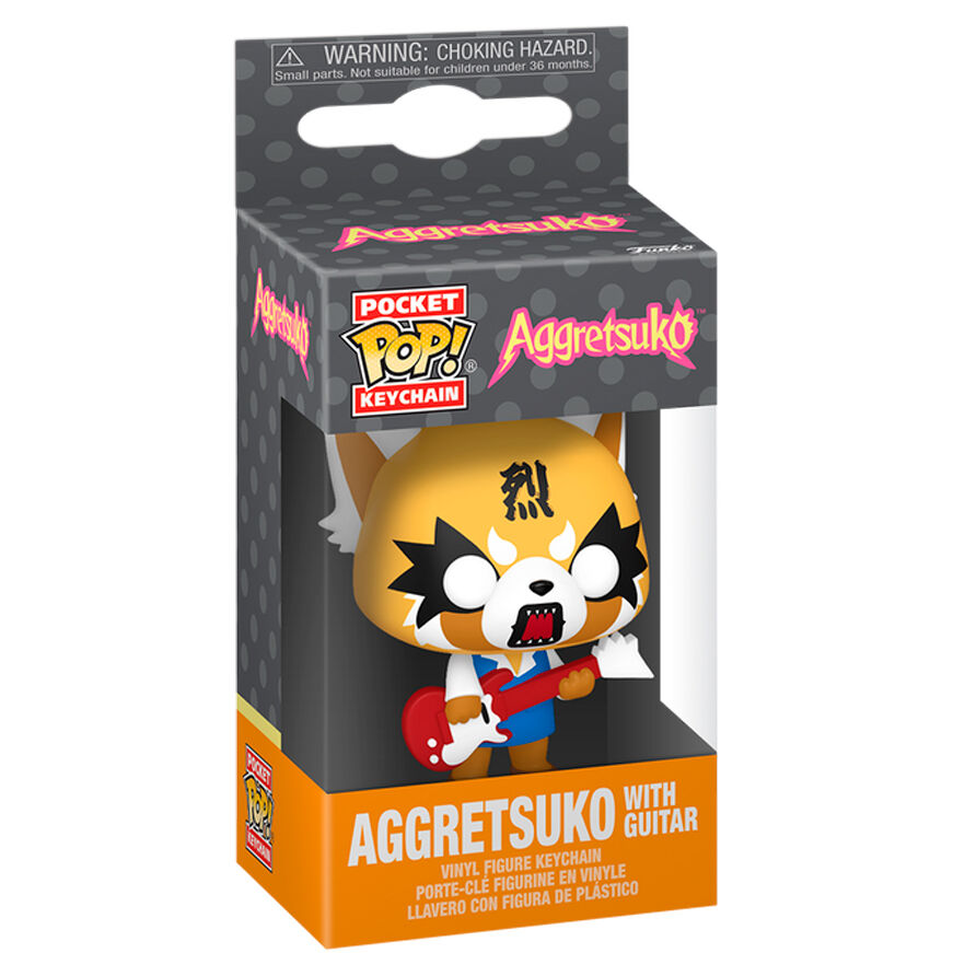 Llavero Pocket POP Aggretsuko with Guitar