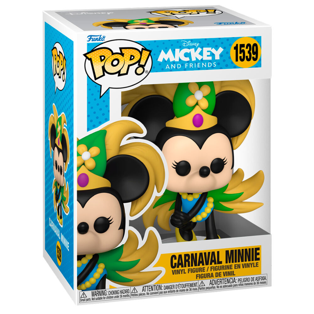 Mickey ATW Figura POP! Disney Vinyl Carnaval Minnie 9 cm