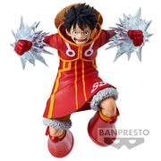 Figura banpresto one piece battle record collection monkey d luffy 14cm
