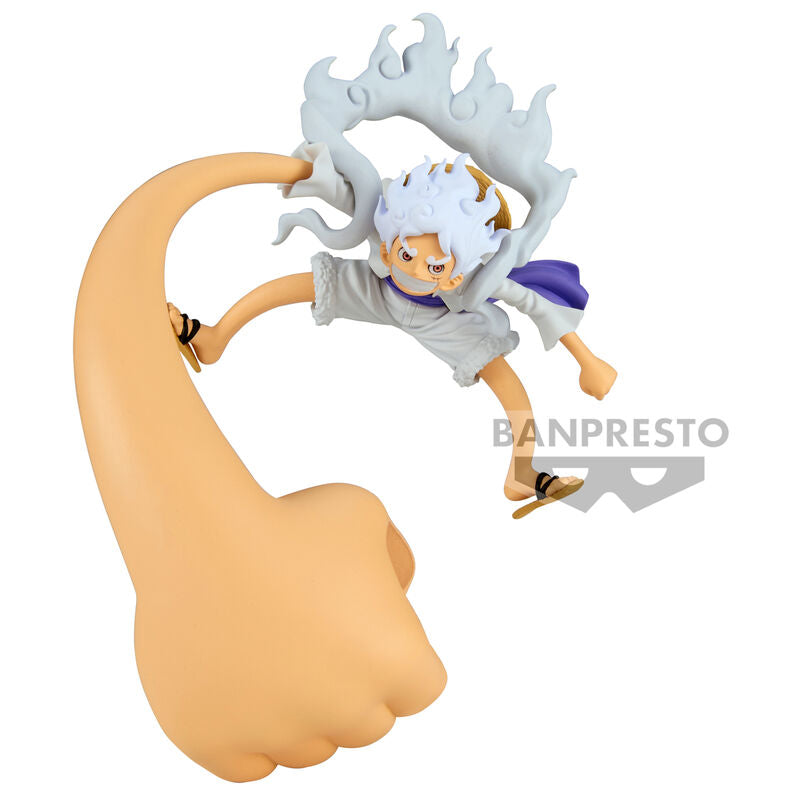 Figura banpresto one piece monkey d. luffy fl gear 5 vol.4 12cm