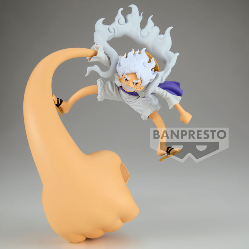 Figura banpresto one piece monkey d. luffy fl gear 5 vol.4 12cm