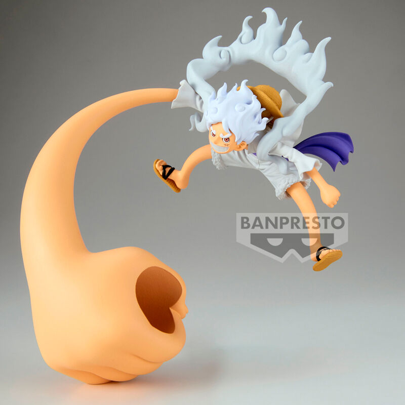 Figura banpresto one piece monkey d. luffy fl gear 5 vol.4 12cm