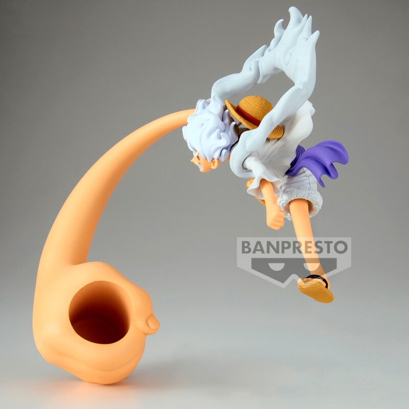 Figura banpresto one piece monkey d. luffy fl gear 5 vol.4 12cm