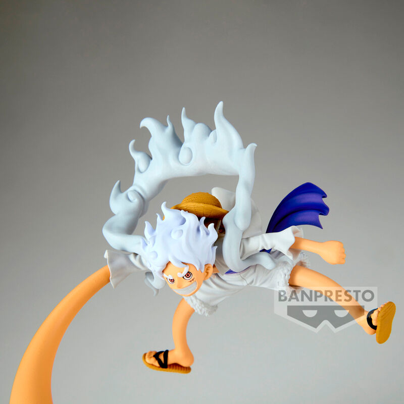Figura banpresto one piece monkey d. luffy fl gear 5 vol.4 12cm