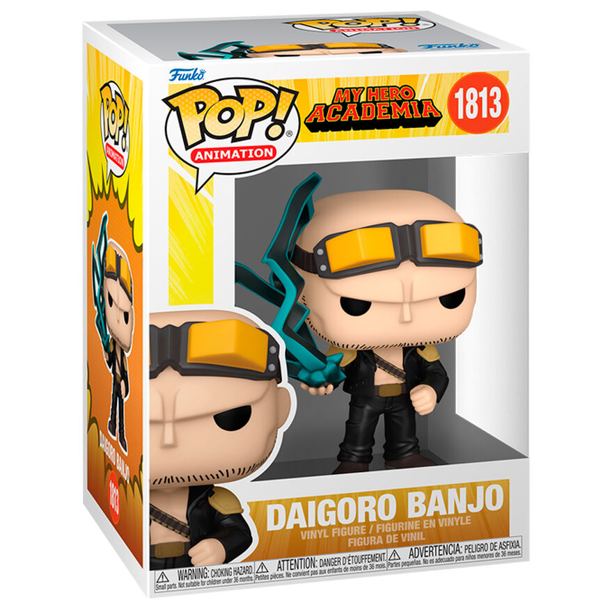 My Hero Academia Figura POP! Movies Vinyl Daigoro Banjo BkWhp Exclusive Frikytopia