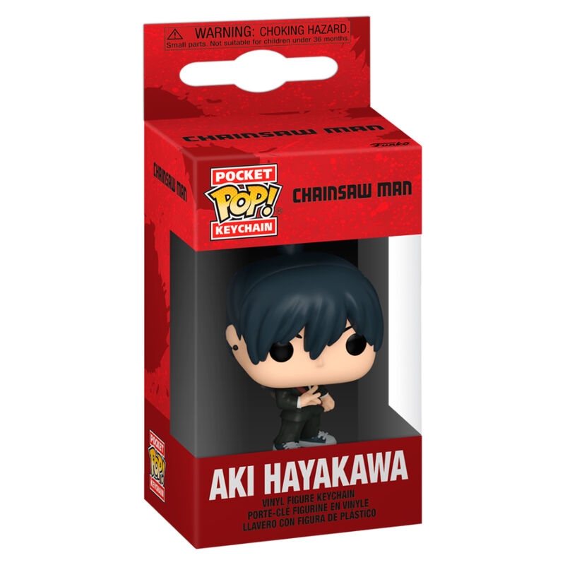 Llavero Pocket POP Chainsaw Man Aki Hayakawa Frikytopia