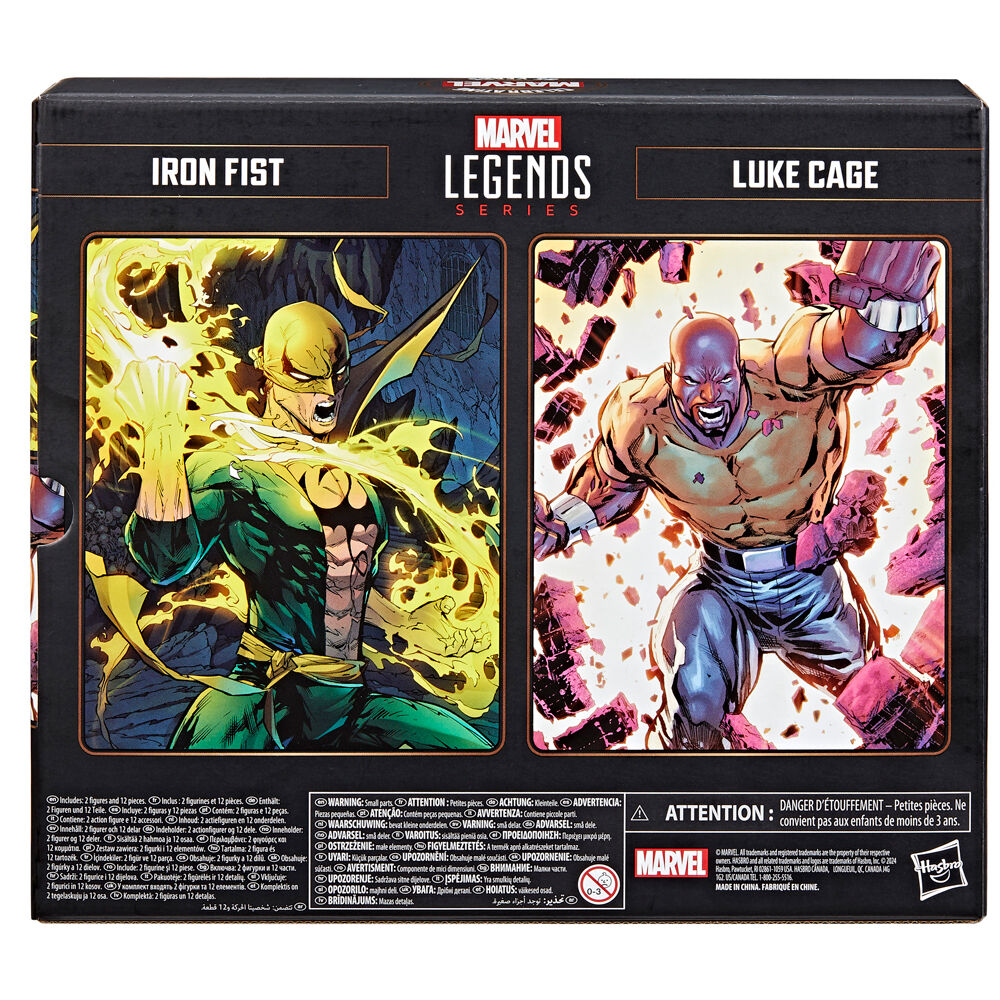 Blister figuras Iron Fist Luke Cage Celebrating 65 Years Marvel 15cm