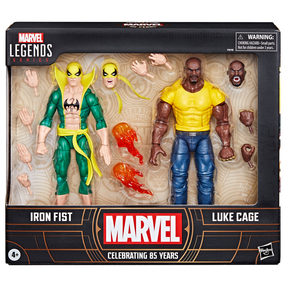 Blister figuras Iron Fist Luke Cage Celebrating 65 Years Marvel 15cm Frikytopia