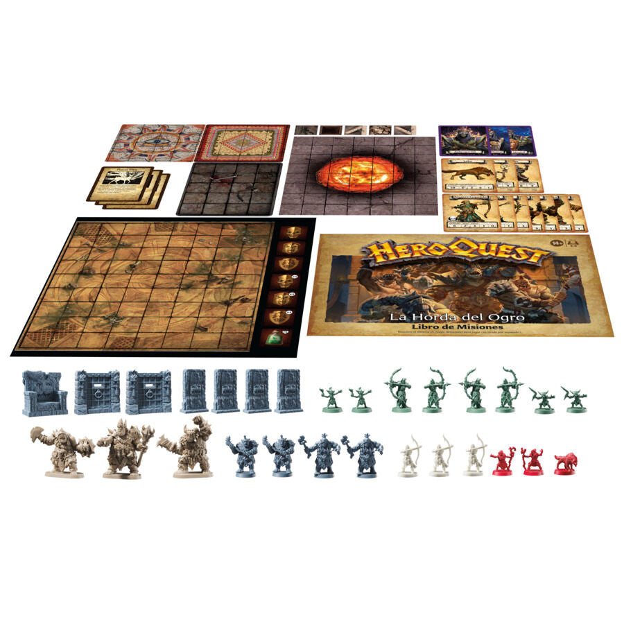 Expansion juego mesa La Horda del Ogro Heroquest espanol