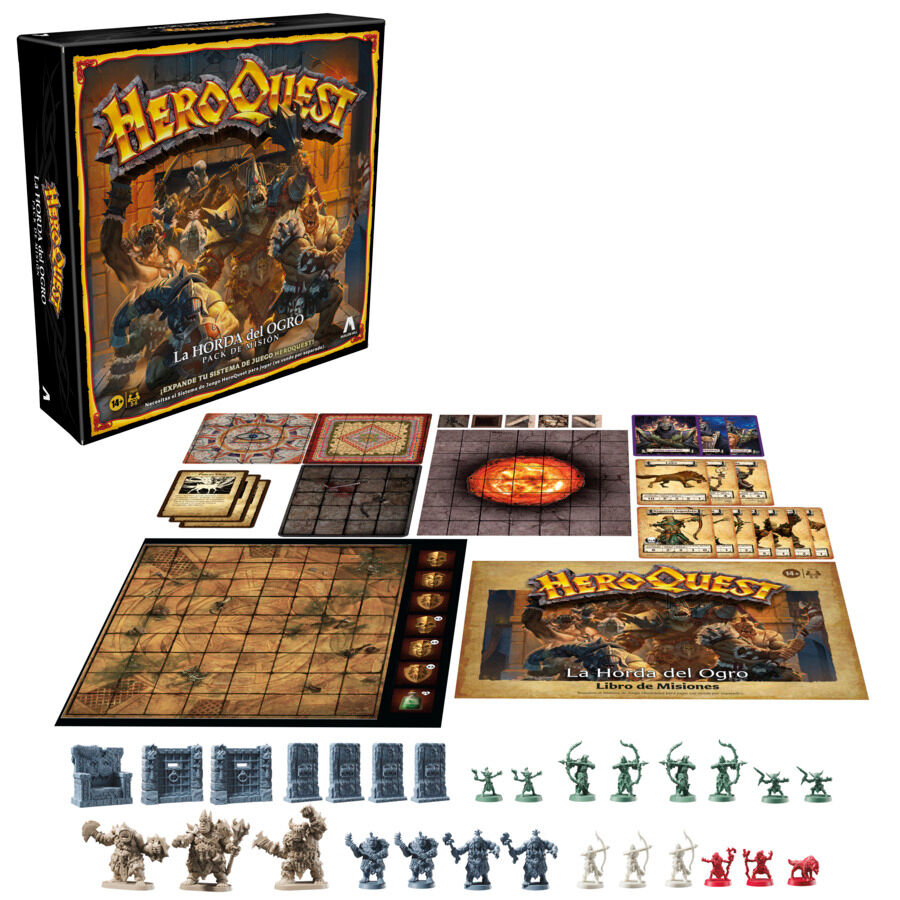 Expansion juego mesa La Horda del Ogro Heroquest espanol Frikytopia