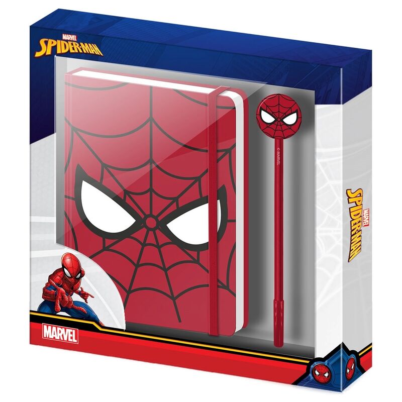 Set diario boligrafo Spiderman Marvel Frikytopia