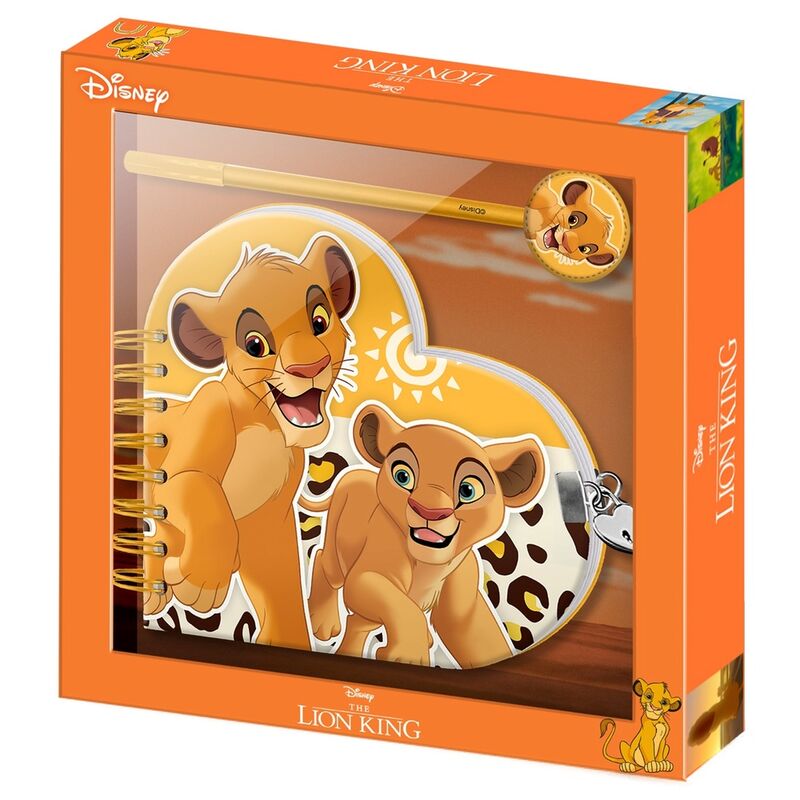 Set diario boligrafo El Rey Leon Disney Frikytopia