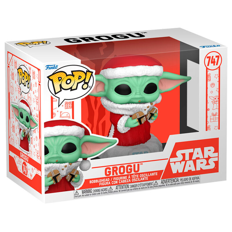 Figura POP Star Wars Grogu with Christmas Cookie Frikytopia